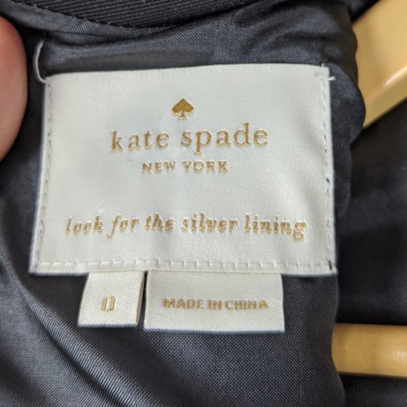 Kate Spade Black Bow Fit & Flare Dress w/ Pockets - Picture 9 of 9